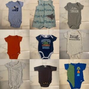 BABY BOY 0-3 MONTH (0-3M) CLOTHING LOT 14 PIECES TOTAL